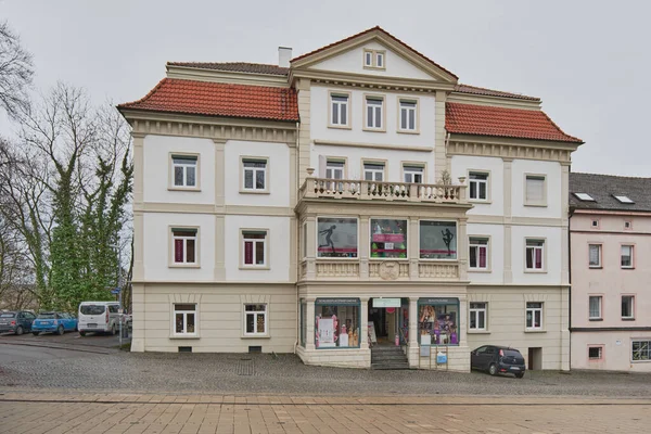 Plac Zamkowy Historycznym Mieście Hechingen — Zdjęcie stockowe