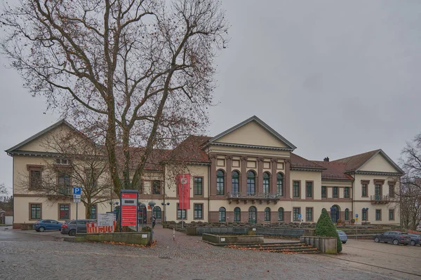 Plac Zamkowy Historycznym Mieście Hechingen — Zdjęcie stockowe