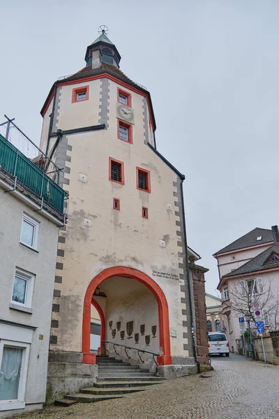 Historic Tower Gate Hechingen Germany — Stock Photo, Image