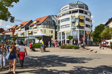 Friedrichshafen, Almanya 'da şehir meydanı