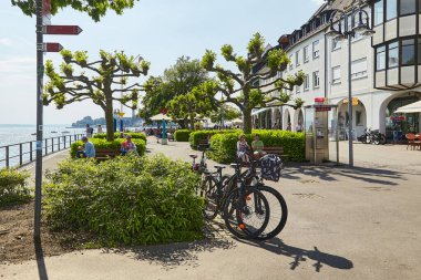 Almanya 'nın Friedrichshafen limanında