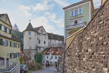 Meersburg, Almanya 'daki Eski Kale