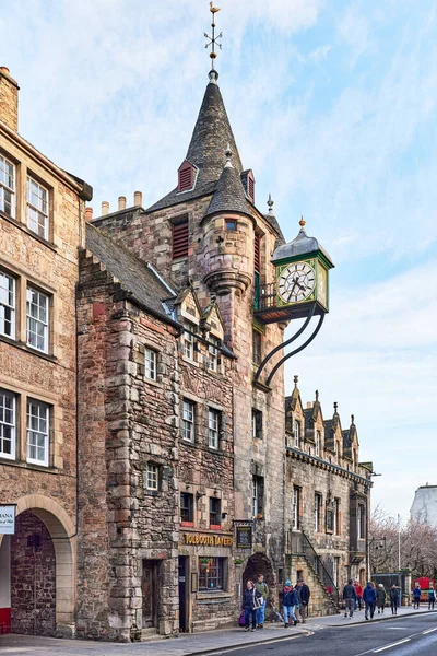 stock image The Old Tolbooth also known as The Tolbooth Jail was a place for the collection of payment and contains prison cells underneath. Tolbooth is a historical Scottish term for a place where councils met.