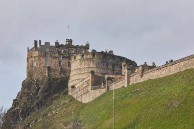 Edinburgh, İskoçya, İngiltere 'deki Kale Duvarları