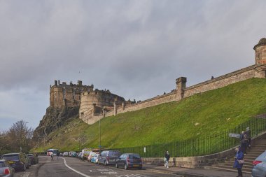 Edinburgh, İskoçya, İngiltere 'deki Kale Duvarları