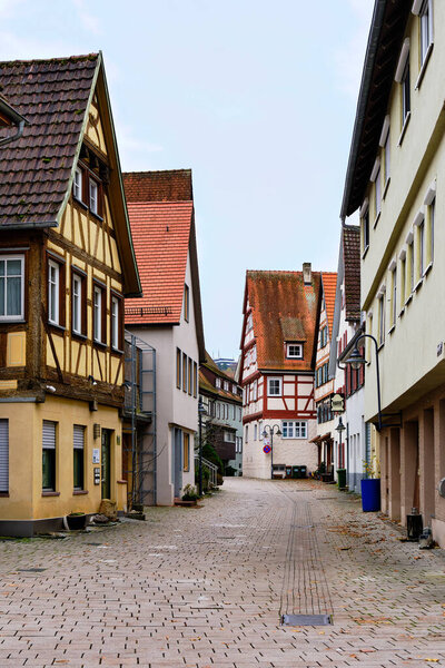 Street in Nagold, Baden-Wuerttemberg, Germany