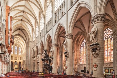 iç Katedrali'nin bizim bayanın Antwerp, Belçika