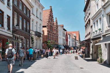 Belçika 'daki Bruges sokakları