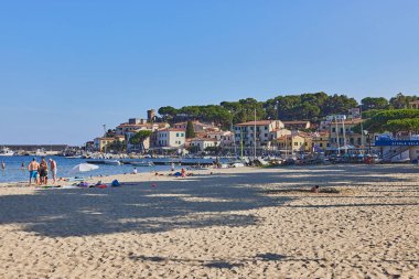 Porto Azzurro Plajı, Elba Adası, İtalya