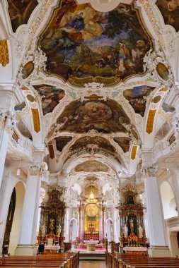 Inside the Benedictine Archabbey, Beuron, Upper Danube Nature Park, Germany.