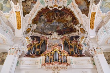 Benedictine Archabbey St. Martin, Manastır, Beuron, Yukarı Tuna Doğa Parkı, Swabian Alb, Baden-Wuerttemberg, Almanya