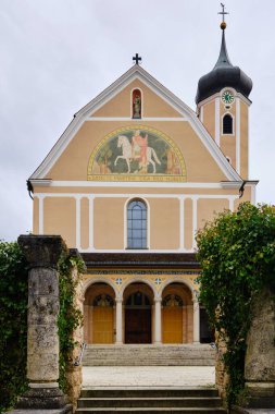 Benedictine Archabbey, Beuron, Yukarı Tuna Doğa Parkı, Almanya. 