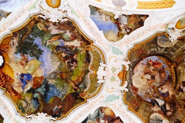 Sealing at Cloister St. Martin in Beuron, Upper Danube Natural Park, Baden-Wrttemberg, Germany.