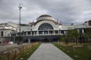 Evian Kumarhanesi, Geneva Gölü, Fransa.