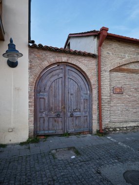 The old historical part of Telavi town, with cobblestone streets and brick houses, is the capital city of the Kakheti region, Georgia