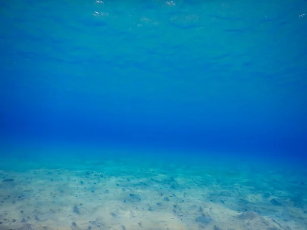 Zachte Golven Aan Oppervlakte Zandige Zeebodem Egypte — Stockfoto