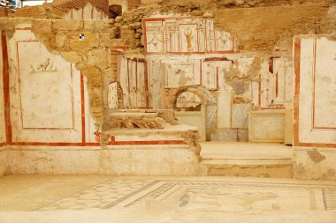 Türkiye 'nin Efes kentindeki evler, Roma döneminde zenginlerin nasıl yaşadığını gösteriyor. Ephesus 2015 yılında dünya mirası listesine yazılmıştır. İyonya kıyısında, İzmir İli 'nde MÖ 10. yüzyılda eski Arza bölgesinde inşa edilmiştir.