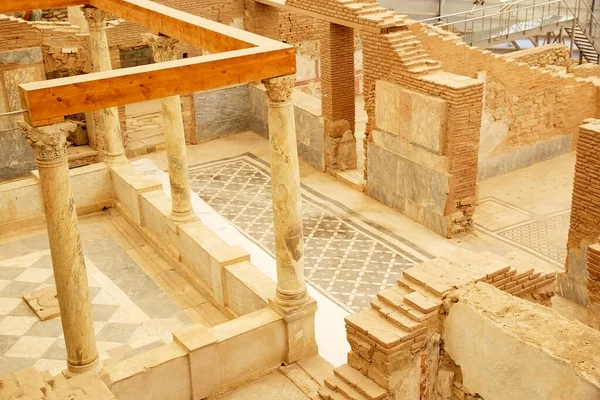 Casas Éfeso Turquia Mostrando Como Ricos Viveram Durante Período Romano — Fotografia de Stock