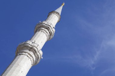 MInaret is a type o tower built near or adjacent of mosques. Minarets is generally used to project the Muslim call to prayer but also served as landmarks and symbols of islam's presence