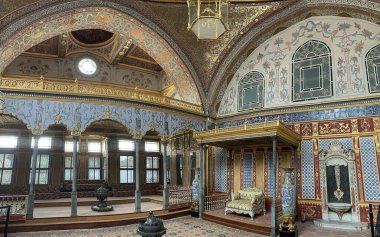 The harem at the Topkapi Palace of Istanbul in Turkey. It is a large museum now but from 1460s to 1856 it served as the administrative center of the Ottoman Empire and was the main residence of its sultan until the 17th century