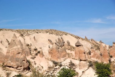 View of the Fairy Chimney in Goreme, a small village in Central Anatolia, Turkey