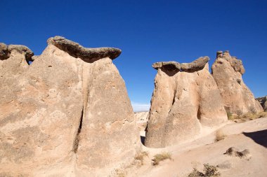View of the Fairy Chimney in Goreme, a small village in Central Anatolia, Turkey