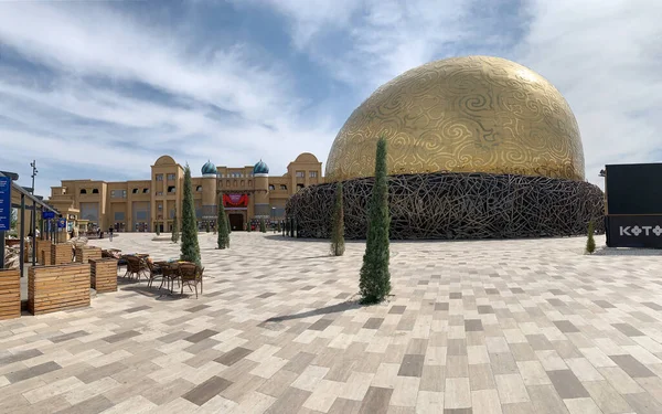 Turkistan Nowe Miasto Centrum Administracyjne Turkistanu Kazachstan Turkistan Jedno Historycznych — Zdjęcie stockowe