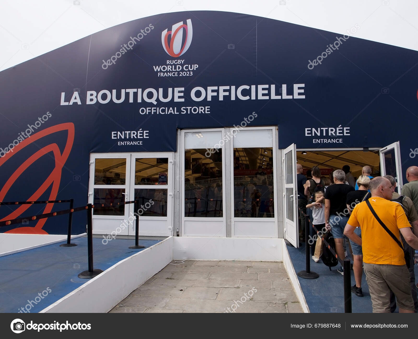 Rugby Weltmeisterschaft 2023 Frankreich Auf Dem Concorde Platz Paris