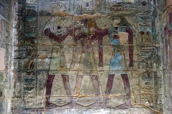 Nubia, Mısır 'daki Amada Tapınağı. Firavun Thutmose III tarafından yönetilen NUbia 'daki en eski tapınaktır. 