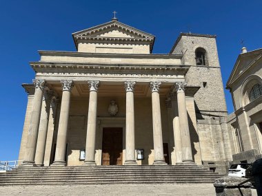 San Marino Bazilikası, Avrupa. Saint Marinus Bazilikası bir Katolik kilisesidir. San Marino şehri Monte Titano 'nun tepesinde yer almaktadır.