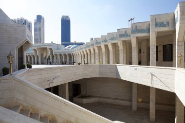 Amman, Ürdün 'deki Kral I. Abdullah Camii. Cami 1982 ve 1989 yılları arasında inşa edildi.