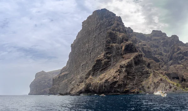 Los Gigantes Panoramic View Sea Stock Picture