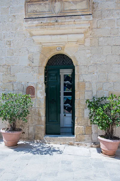Fachada Casa Tradicional Maltesa —  Fotos de Stock