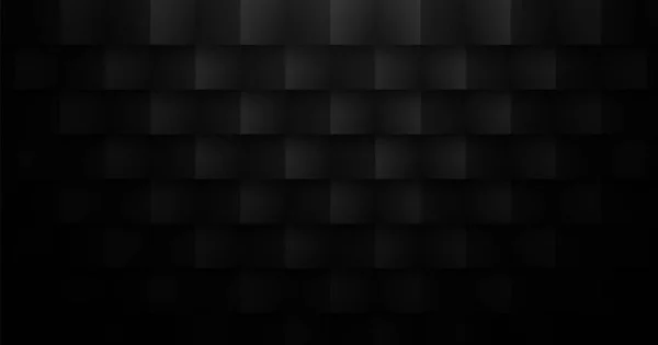 抽象ダーク3Dブロック壁パターンの背景 未来的な技術の概念の背景 ベクターイラスト — ストックベクタ