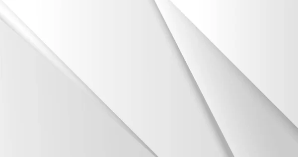 Abstrakter Weißer Geometrischer Diagonaler Hintergrund Business Banner Flyer Und Präsentationen — Stockvektor