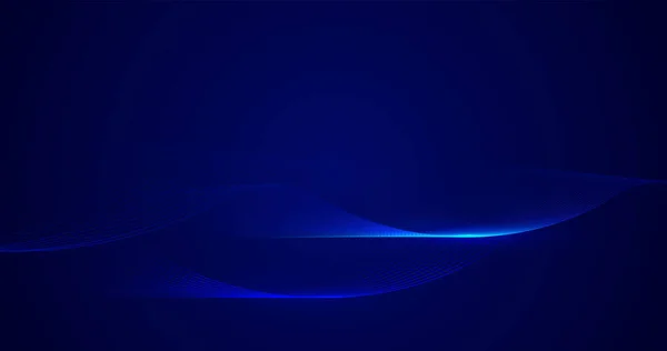 Абстрактний Синій Динамічний Фон Кривої Кривої Футуристичні Високотехнологічні Сторінка Посадки — стоковий вектор