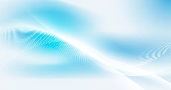 Fond Ondulé Dynamique Abstrait Blanc Bleu Concept Futuriste Haute Technologie — Image vectorielle