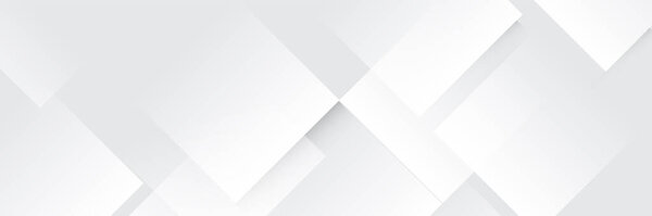 Абстрактная белая квадратная форма с футуристическим концептуальным фоном. Простой чистый минимальный баннер. Вектор