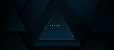 Soyut modern üçgen geometrik arkaplan. Basit geometrik şekil pankartı. Vektör illüstrasyonu