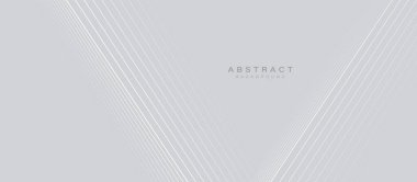 Beyaz parlayan parçacık çizgileri olan soyut bir arkaplan. Modern, modaya uygun, parlak çizgiler. Vektör illüstrasyonu