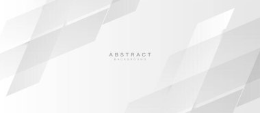 Yumuşak gri tonlarda çapraz şeffaf şekiller içeren basit soyut arkaplan modern ve temiz bir tasarım yaratıyor.