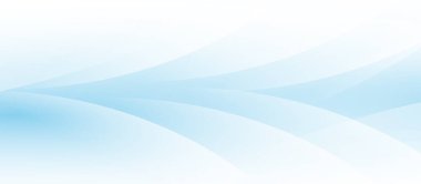 Yumuşak soyut arkaplan, açık mavi tonlarda dalgalanan dalgalar, sakin ve modern bir tasarım yaratıyor.