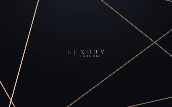 Elegant black background with gold geometric lines, perfect for premium designs, branding, and luxury concepts