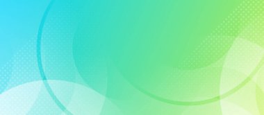 Dairesel şekilli ve noktalı desenli yeşil ve mavi tonlarda dinamik eğimli soyut arkaplan