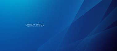 Üst üste binen geometrik şekillere ve koyu mavi tonlara sahip soyut arkaplan