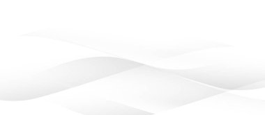 Yumuşak dalgalar ve ince eğimlerle beyaz soyut arkaplan