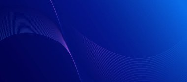Mavi ve mor minimal dinamik eğimli çizgiler soyut fütüristik aydınlatma efektli hi teknolojisi arka planı