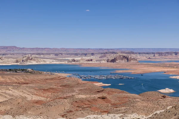 stock image Lake Powell landscape during a severe drought