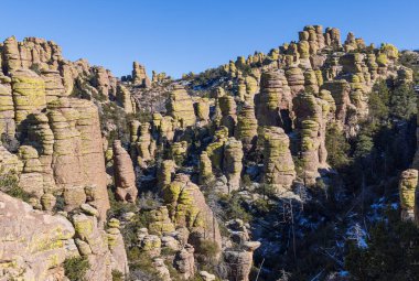 the scenic landscape of the Chiricahua National Monument Arizona