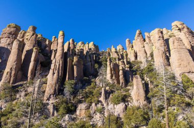 the scenic landscape of the Chiricahua National Monument Arizona